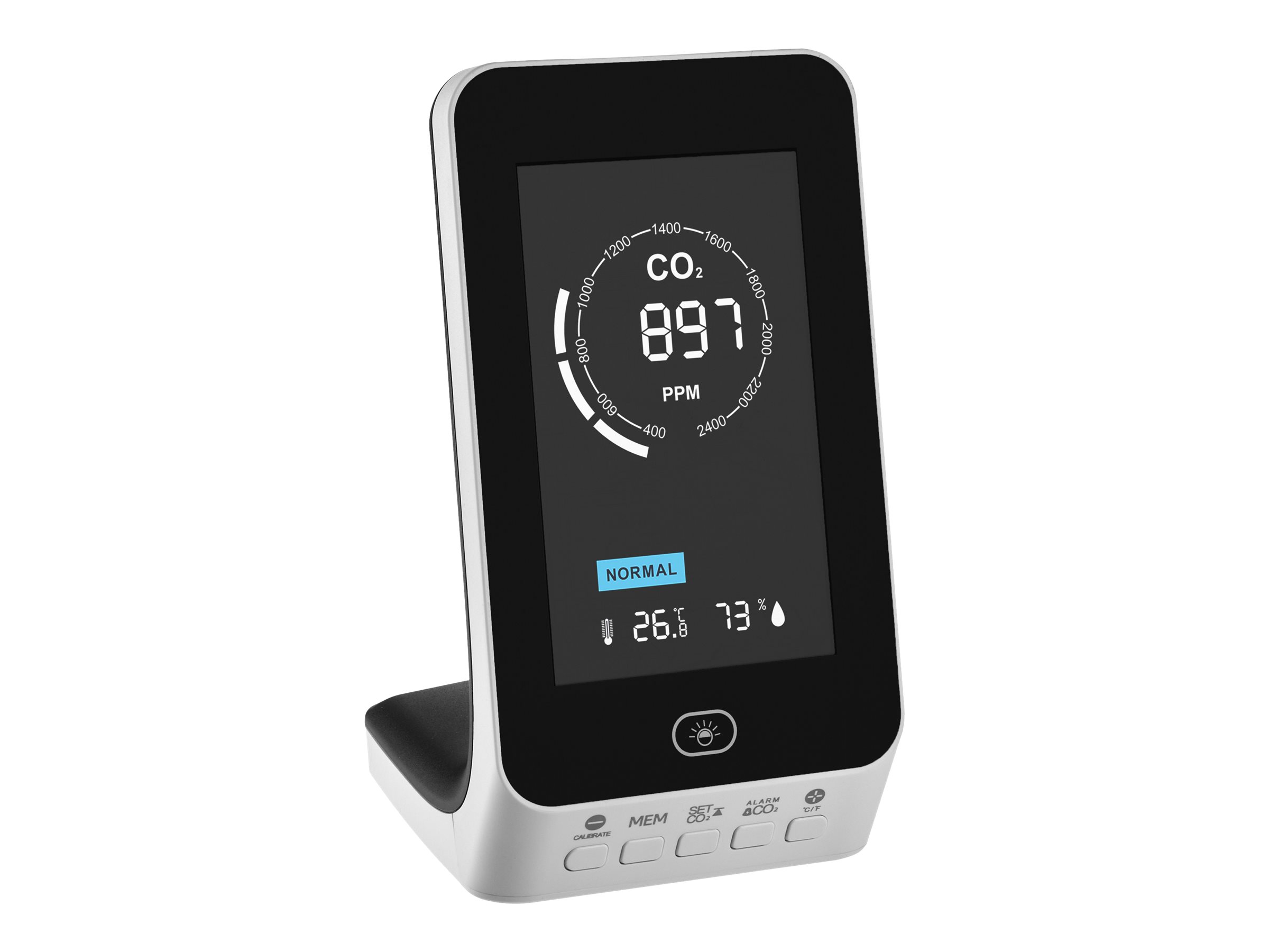 Suomen Lämpömittari 9065 - CO₂-måler med temperatur- og fugtighedsmåler