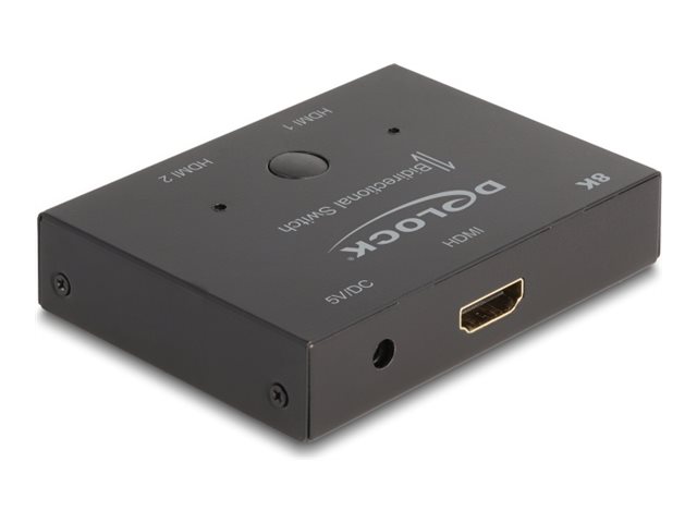 DeLock Video/audioopdeler/switch 2 porte HDMI