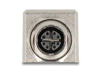 DeLOCK CAT 6a Afskærmet parsnoet (STP) Netværksadapter Sort/sølv