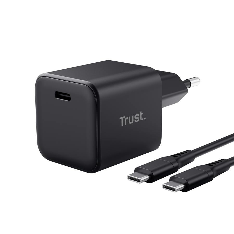 Trust 26046 oplader til mobil enhed Universel Sort Vekselstrøm Hurtig opladning Indendørs