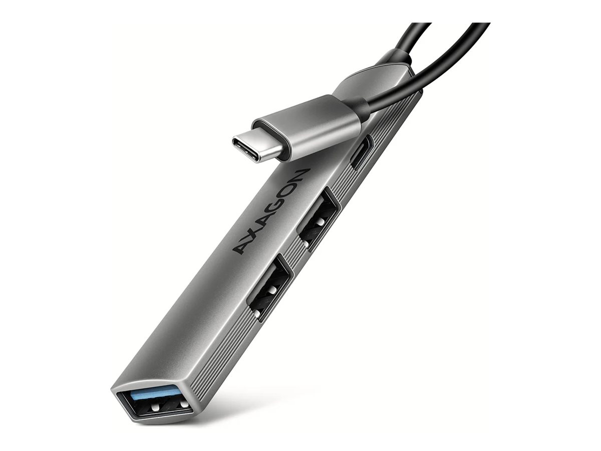 AXAGON HUE-STC - Hub - 1 x USB 3.2 Gen 1 + 1 x USB-C + 2 x USB 2.0 - desktop
