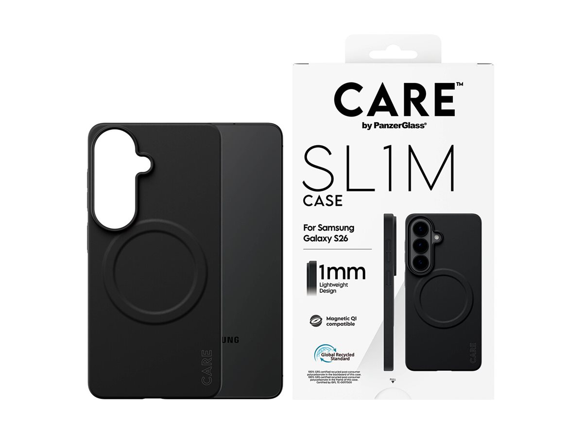 CARE by PanzerGlass SL1M Beskyttelsescover Sort Samsung Galaxy S26