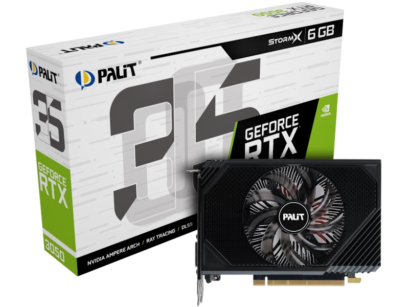 Palit GeForce RTX 3050 StormX 6GB billede