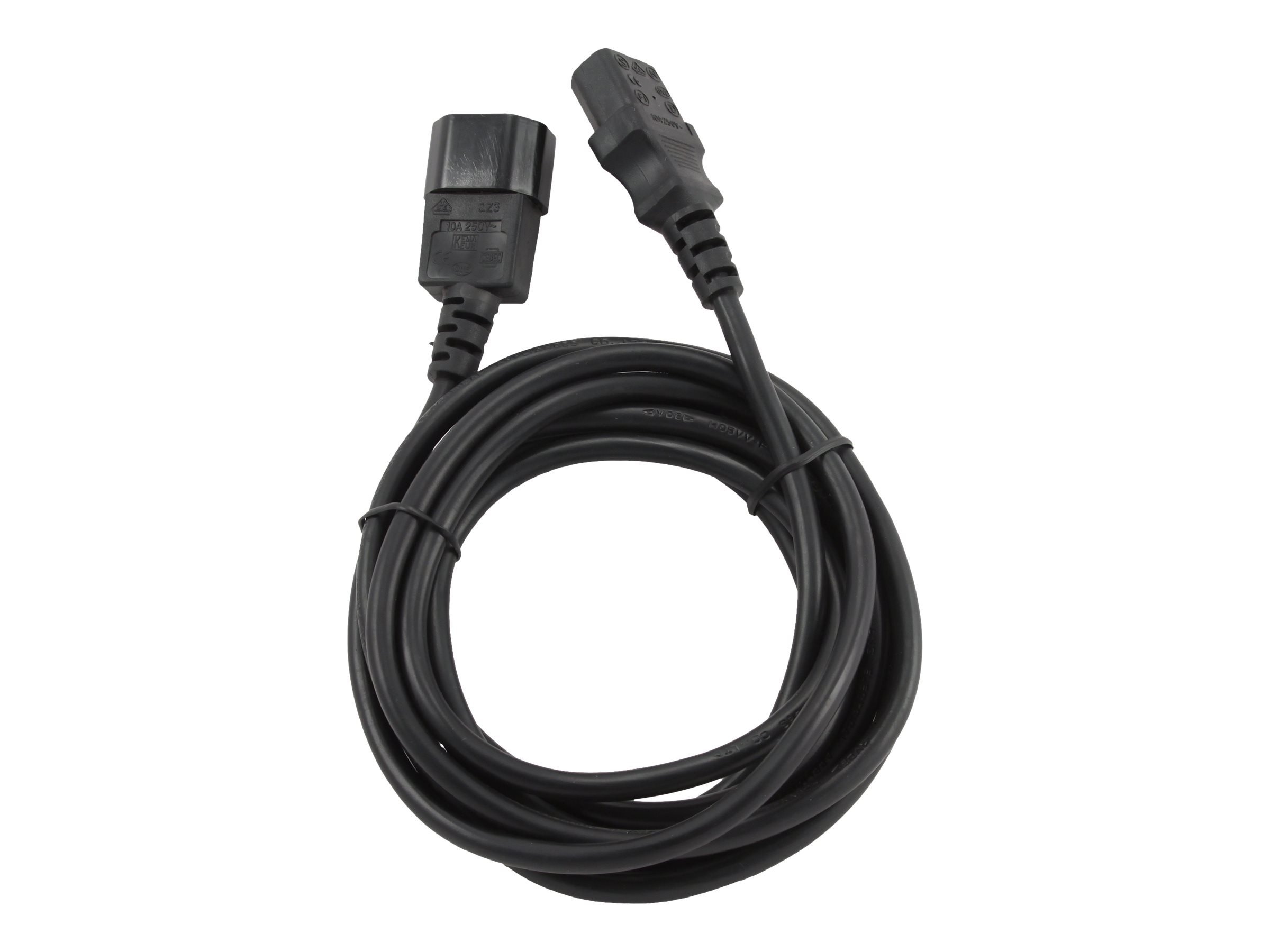 Gembird PC-189-VDE Forlængerkabel til strøm 3m Sort