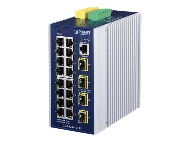 PLANET IGS-6325-16T4S - switch - 20 ports - Managed