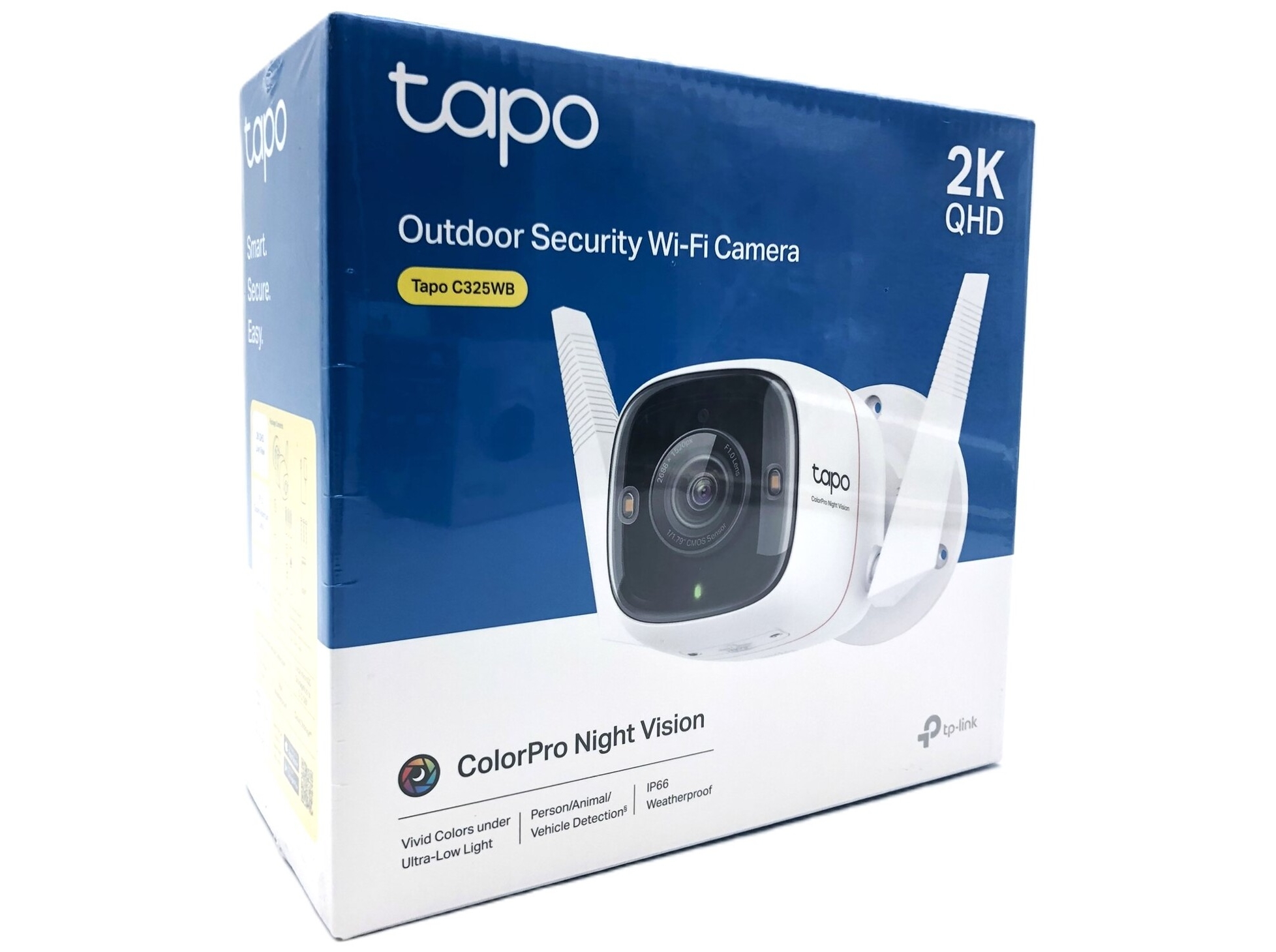 TP-Link Tapo C325WB Kugle (form) IP-sikkerhedskamera Indendørs & udendørs 2688 x 1520 pixel Væg