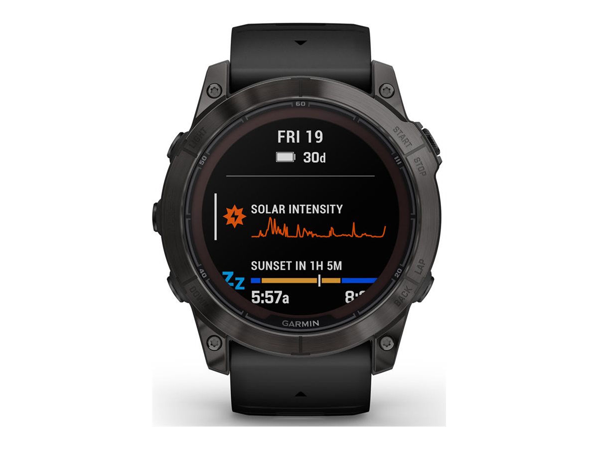 Garmin fēnix 7X Pro Sapphire Solar 51 mm Grå – GPS Multisportur med Topo-kort, Unisex