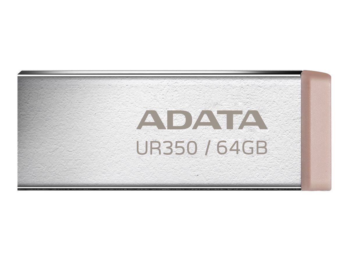 ADATA UR350 64GB USB 3.2 Gen 1 USB stick Brun Sølv