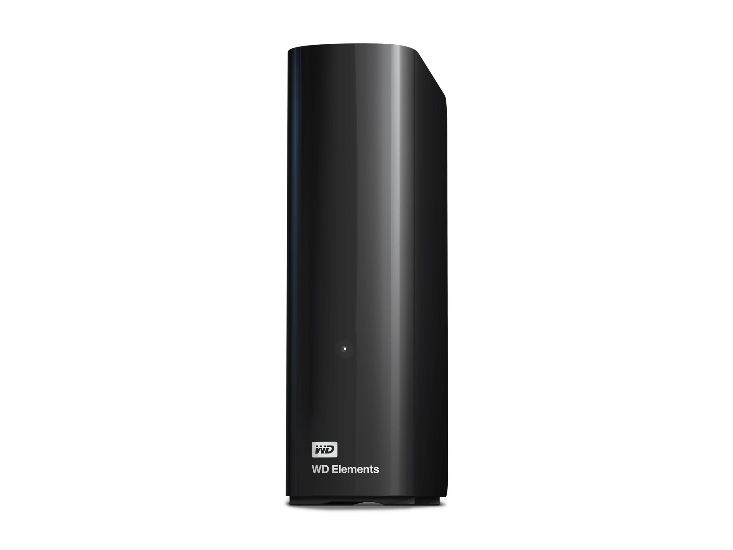 WD Elements Desktop WDBWLG0240HBK - Harddisk - 24 TB - ekstern (stationær) - USB 3.2 Gen 1 - sort