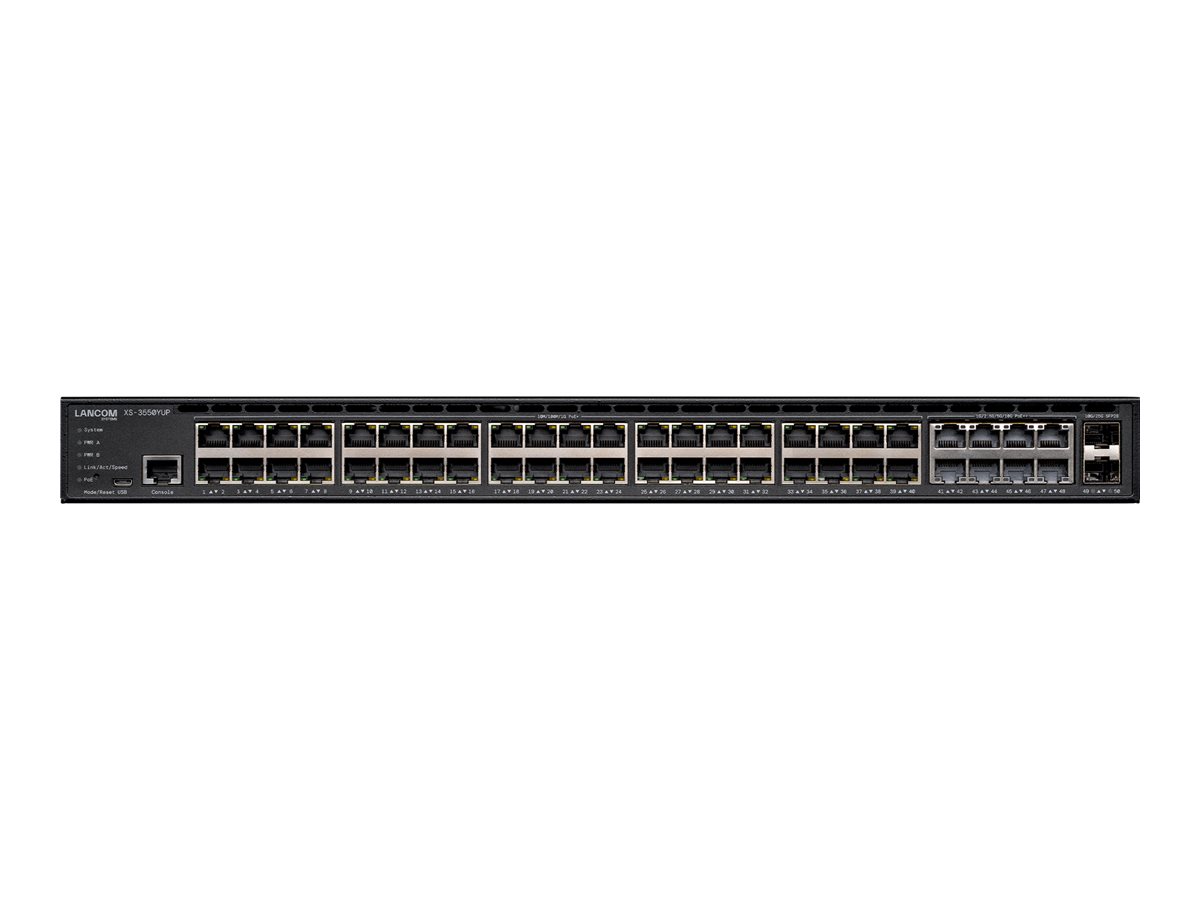 LANCOM XS-3550YUP Switch 50-porte Gigabit Ethernet / 10 Gigabit Ethernet / 25 Gigabit Ethernet PoE++