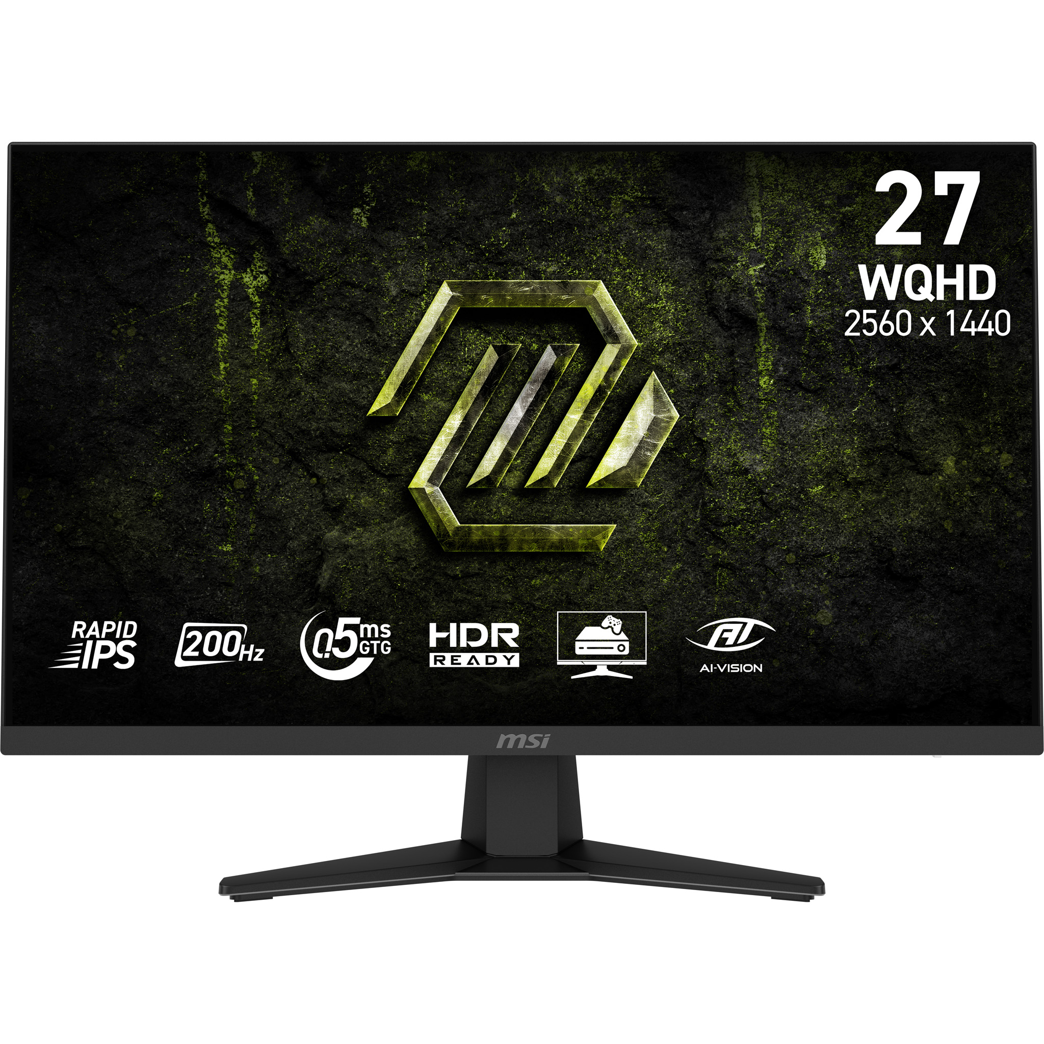 MSI MAG 274QF E20 27" Rapid IPS 2560 x 1440 (2K) HDMI DisplayPort 200 Hz