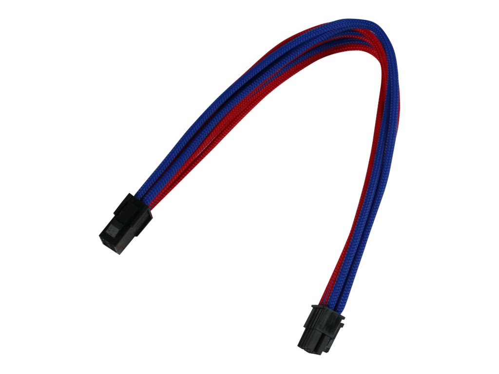 Nanoxia Forlængerkabel til strøm 30cm Sort Grøn Hvid