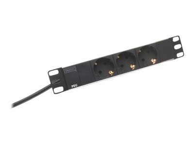 DIGITUS Professional DN-95411 Strømfordelingsenhed 3-stik 16A