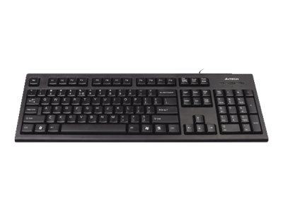 A4Tech KR-85 - Tastatur - Amerikansk engelsk - Sort