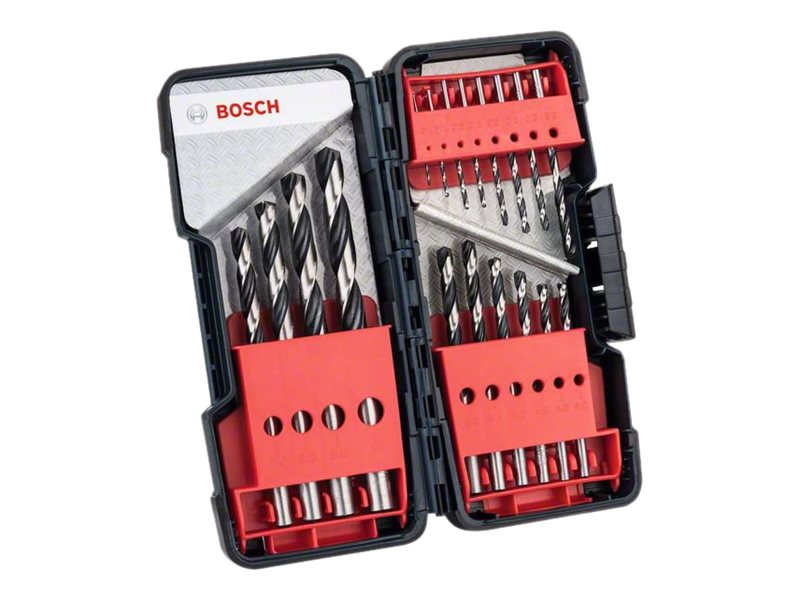 Bosch HSS-spiralbor PointTeQ 18 stk. ToughBox-sæt