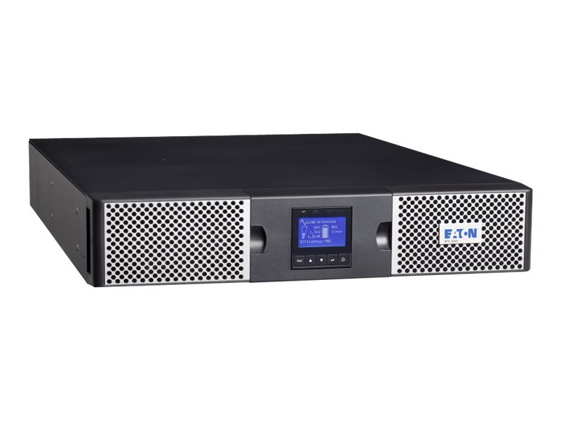 Eaton 9PX Lithium-ion - Netpack - UPS (stativ-monterbar / ekstern) - AC 200/208/220/230/240 V - 2400 Watt - 3000 VA - 1-faset - Ethernet 10/100/1000, RS-232, USB - output-stikforbindelser: 10 - 2U - 19 - sort, sølv