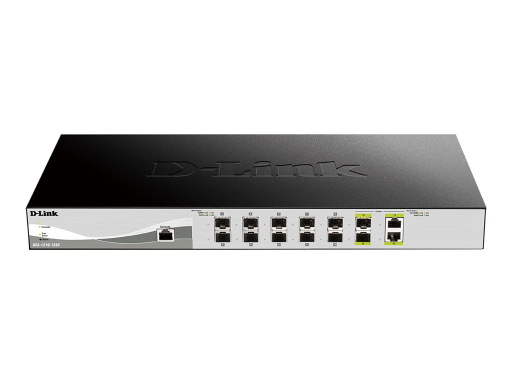 D-Link DXS-1210-12SC/E 10G managed switch - 1U rack