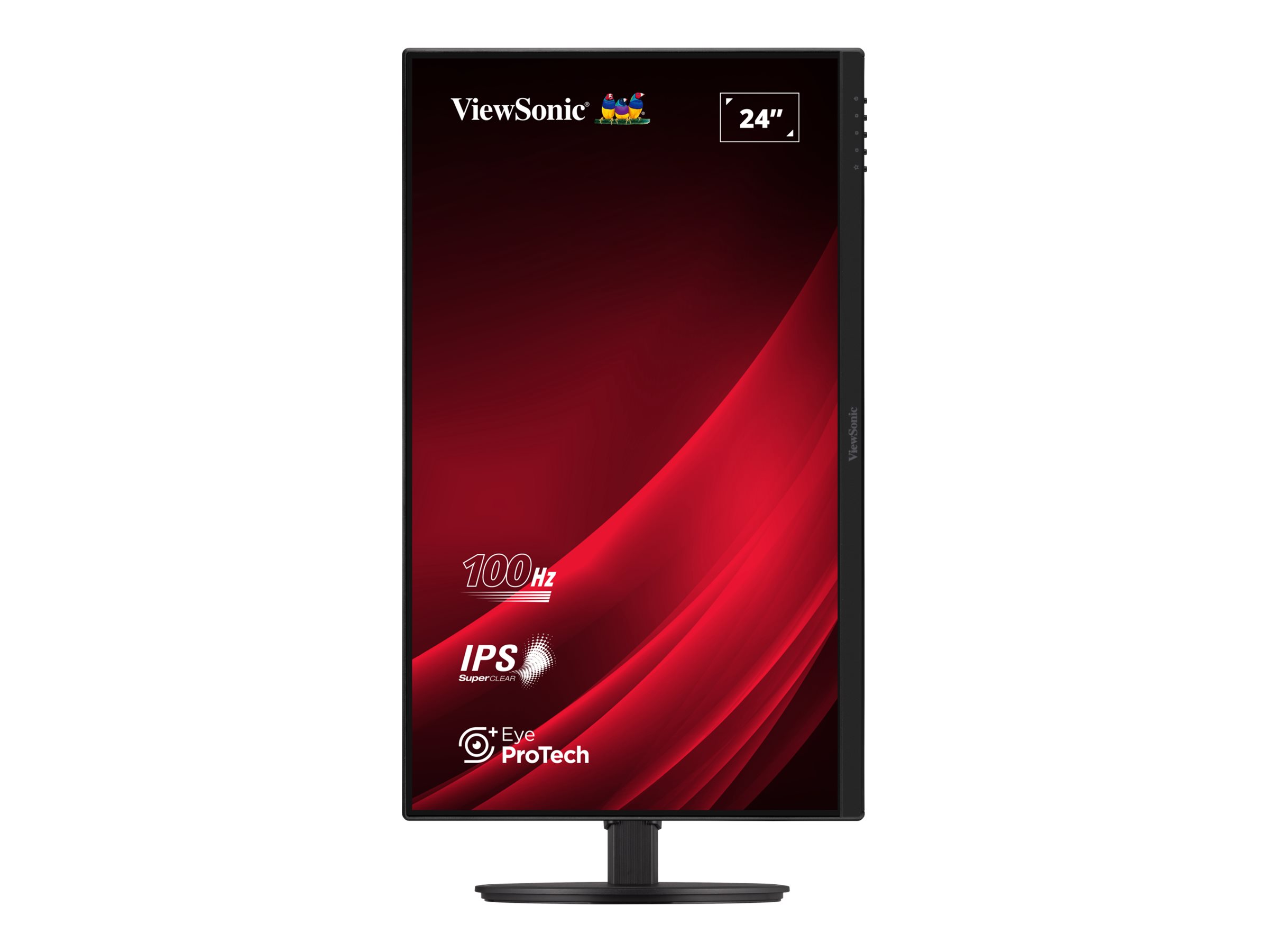 ViewSonic VG2408A 24" 1920 x 1080 (Full HD) VGA (HD-15) HDMI DisplayPort 100Hz Pivot Skærm