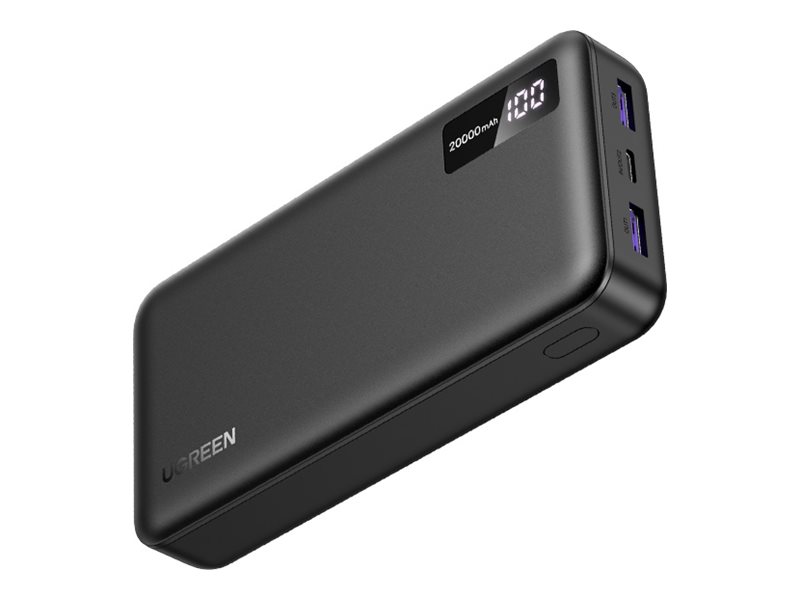 UGREEN 20000mah Two-Way Fast Charging Power Bank Powerbank - Sort - 20000 Ah
