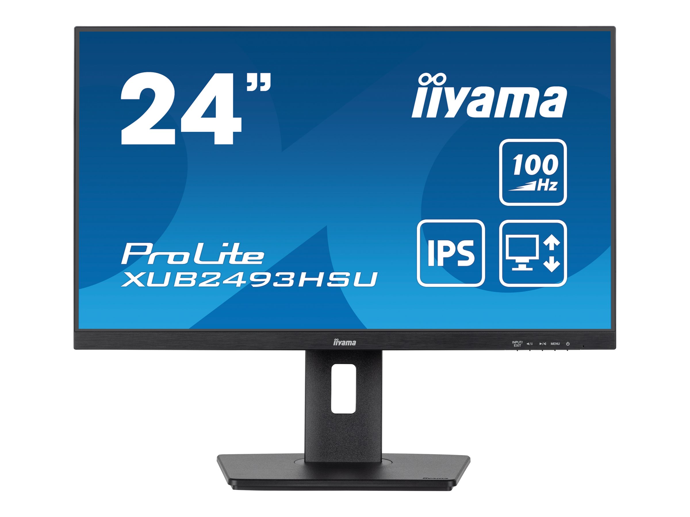 iiyama ProLite XUB2493HSU-B7 24" IPS 1920 x 1080 (Full HD) HDMI DisplayPort 100Hz