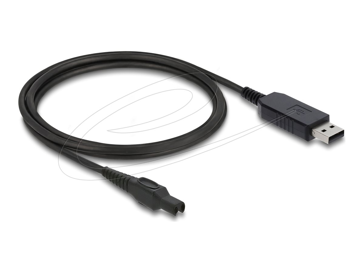 Delock 4 pin USB Type A (male) - 2 pin (male) Sort 1m Strømkabel