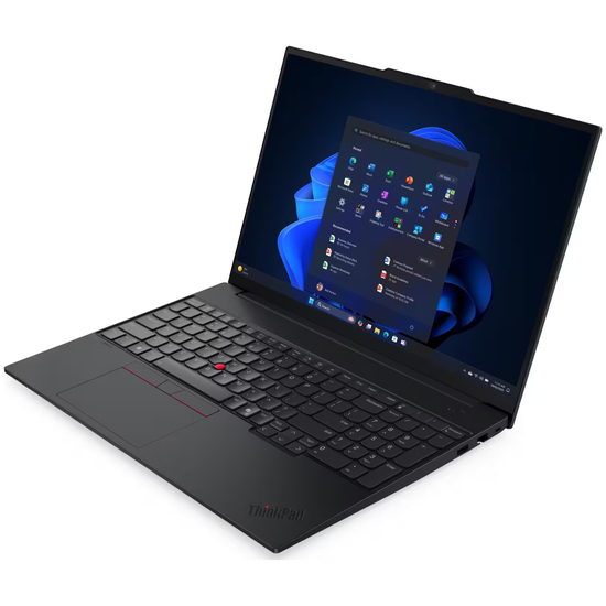 Lenovo ThinkPad E16 Gen 3 22AY - Copilot+ PC - 180° hængselsdesign - Intel Core Ultra 7 - 256V / op til 4.8 GHz - Win 11 Pro - Intel Arc Graphics 140V - 16 GB RAM - 512 GB SSD TCG Opal Encryption 2, NVMe - 16 IPS 1920 x 1200 - Gigabit Ethernet - Wi-Fi 6E, Bluetooth - sort - kbd: Intl. engelsk