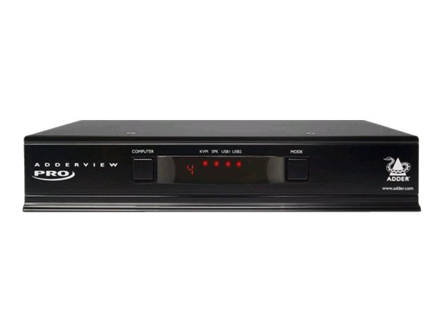 AdderView 4PRO DisplayPort KVM / audio-switch Desktop