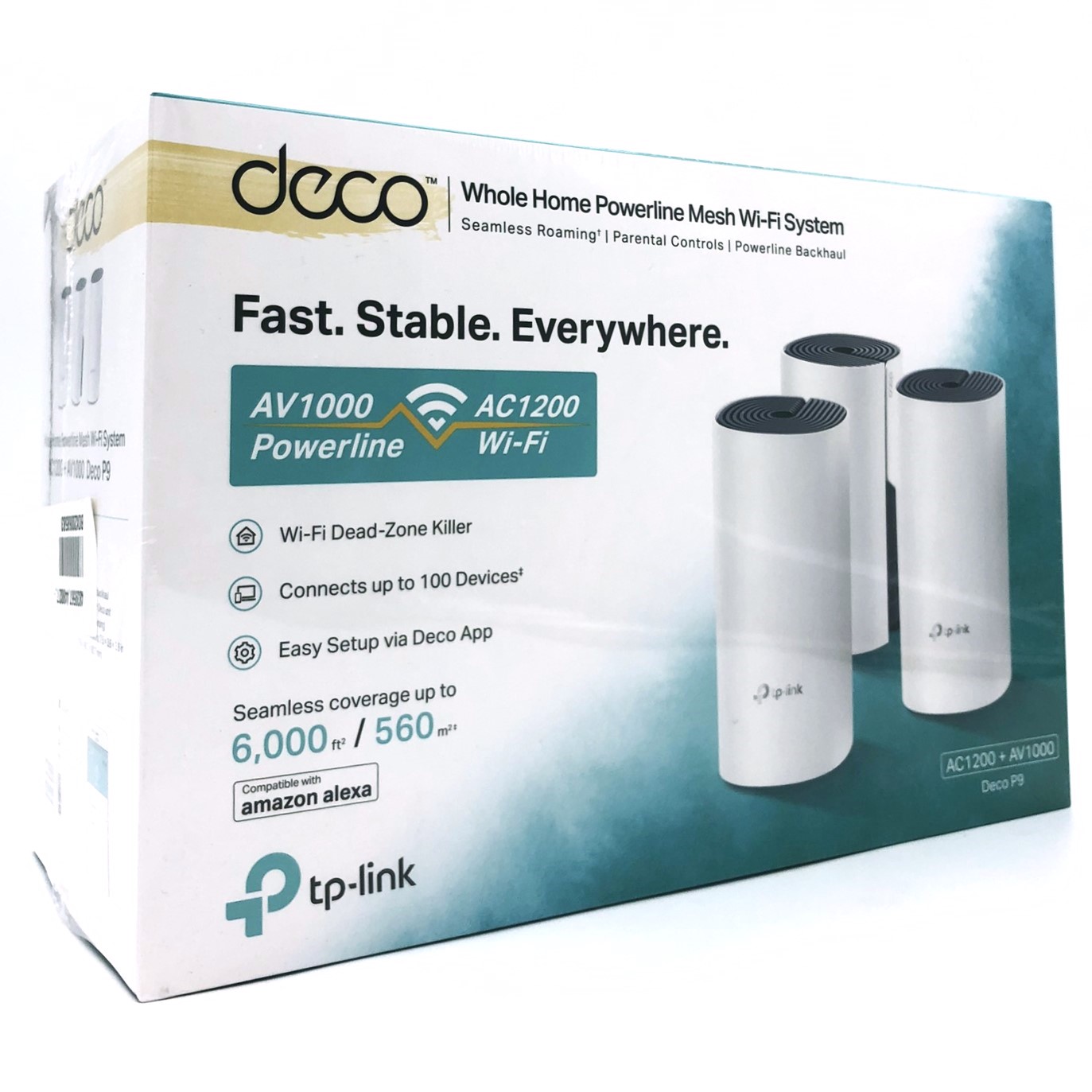 TP-Link Deco P9 (3-pack) AC1200 - Mesh router Wi-Fi 5