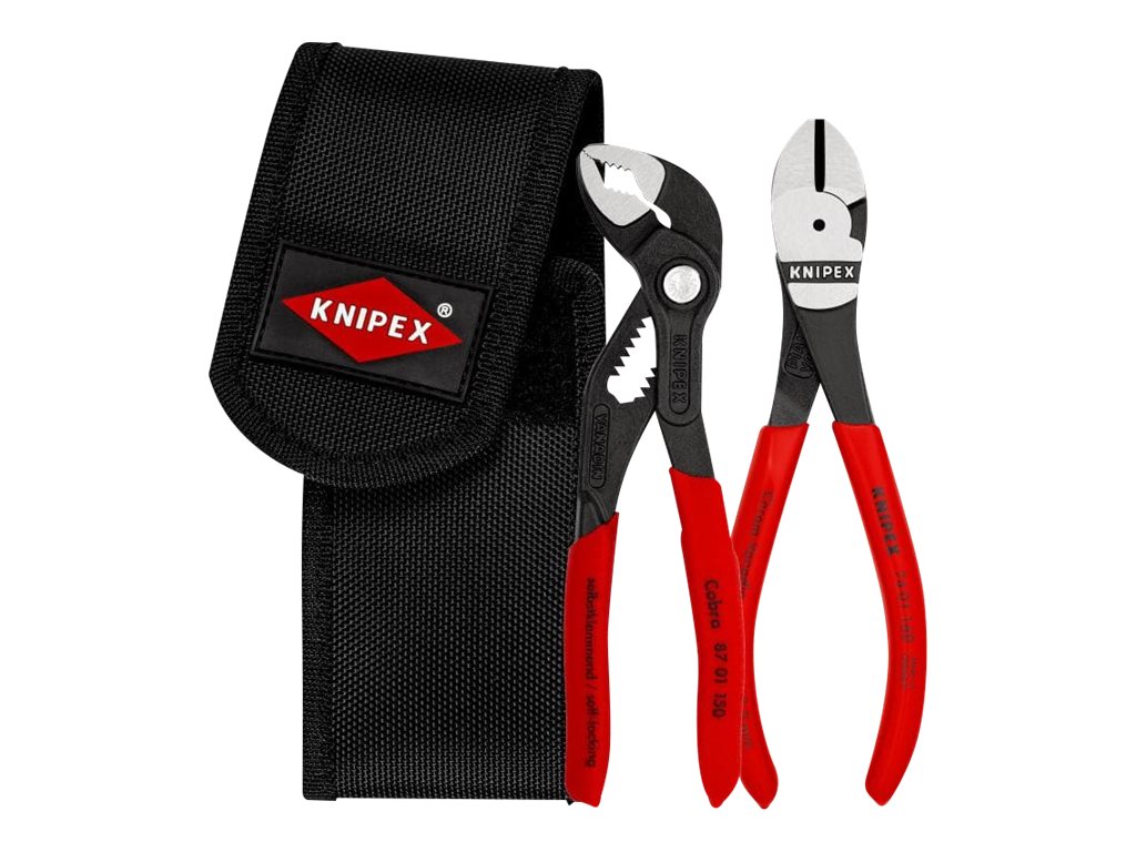 KNIPEX Mini - Tangsæt - 2 stykker - i bæltepung