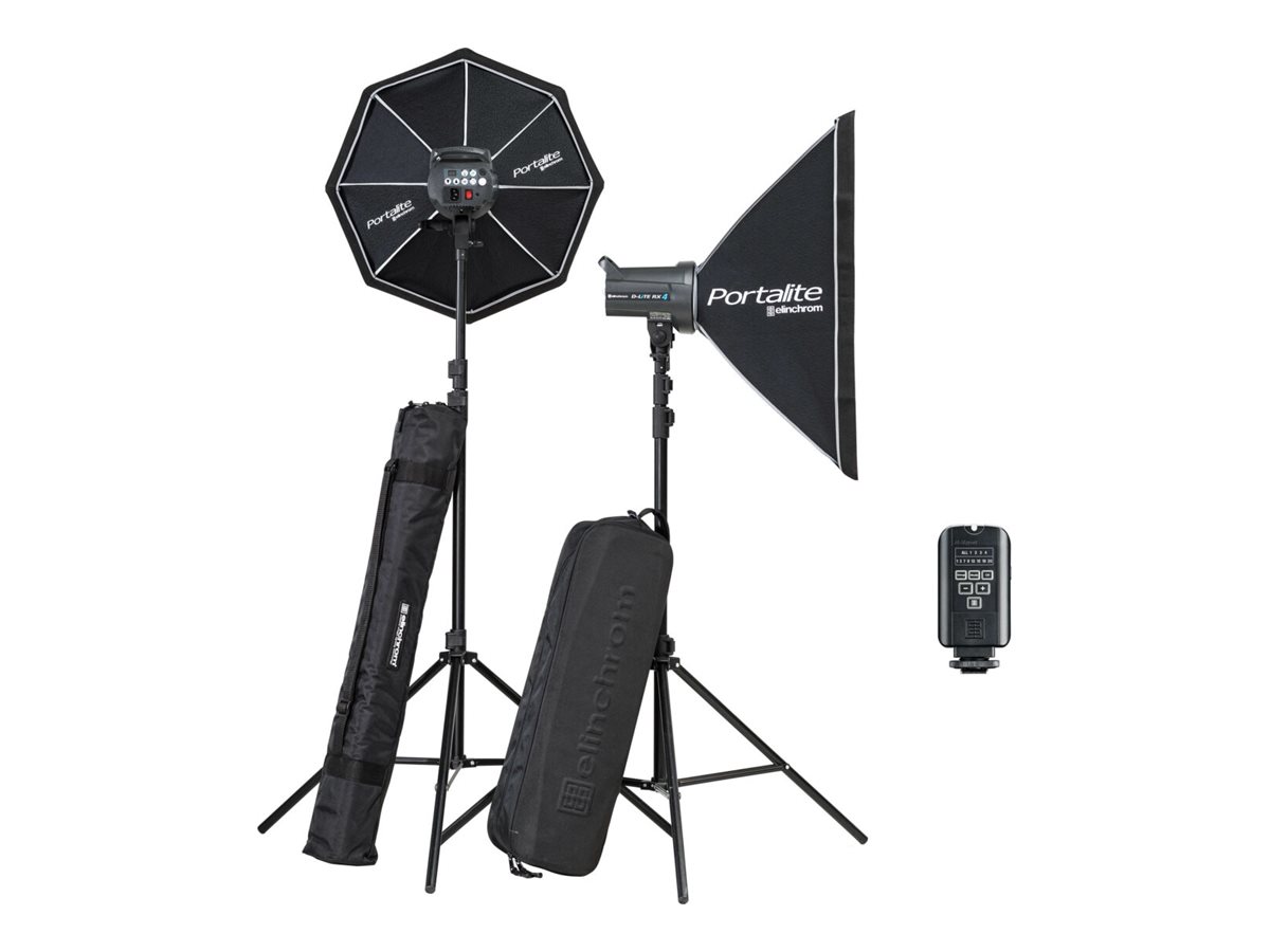 Elinchrom D-LITE RX 4/4 Softbox To Go, Sort, 2 stk, 2 stk, 2 stk