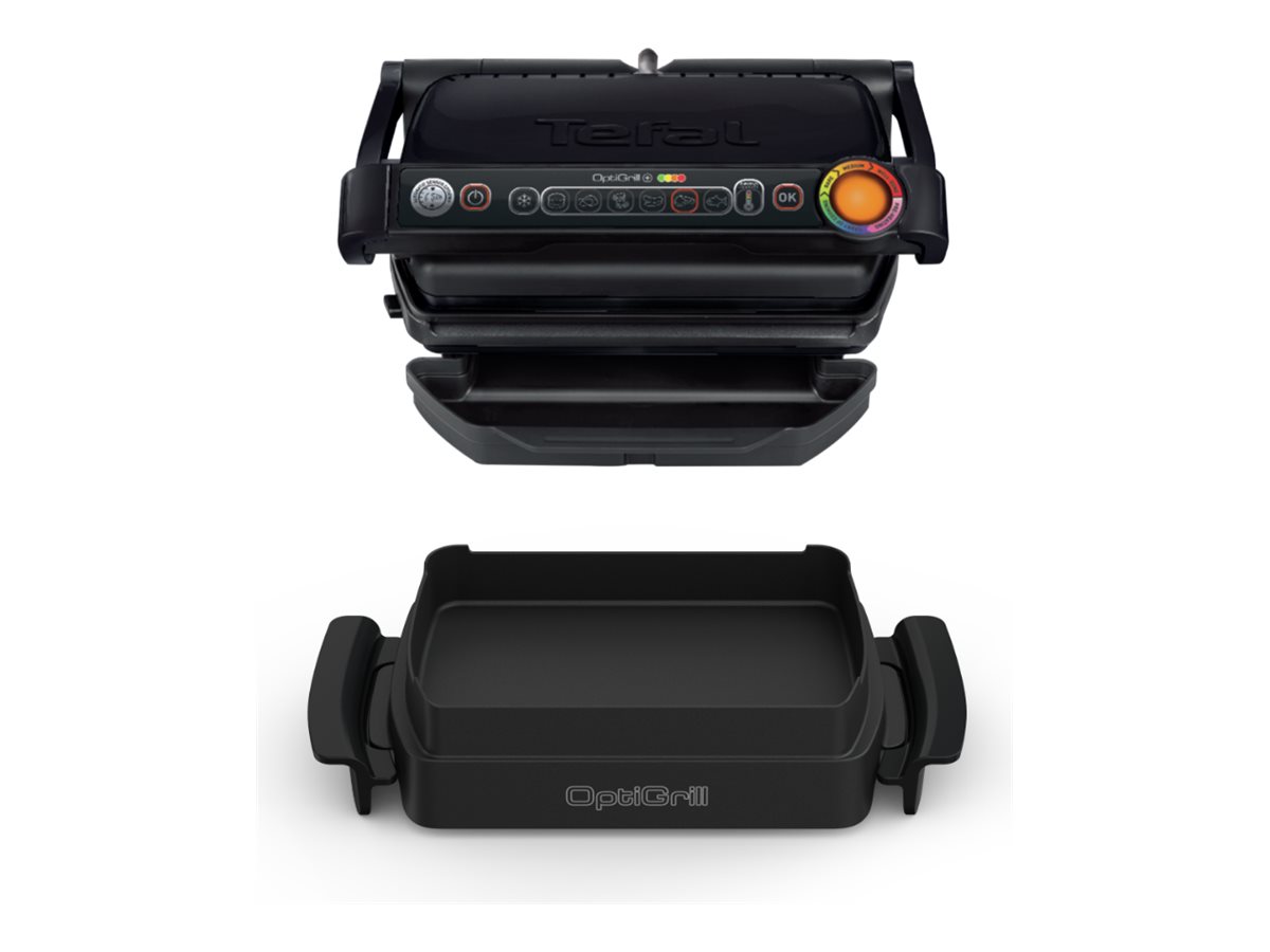 Tefal OptiGrill+ Snacking&Baking GC714834 - Grill - elektrisk - 600 cm2 - sort