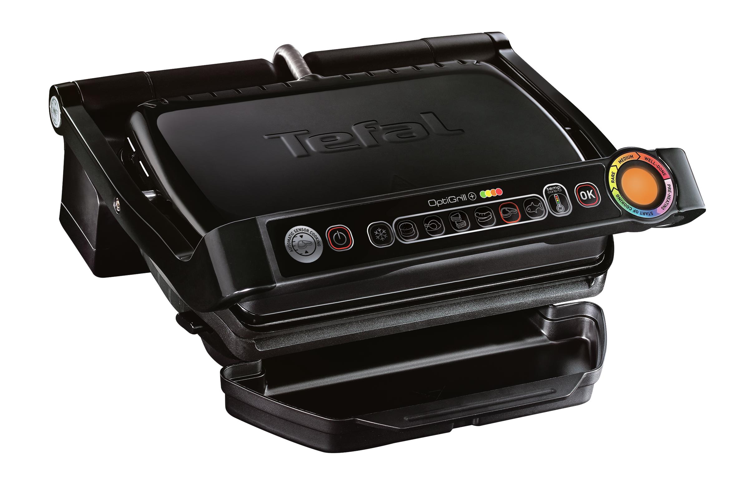 Tefal OptiGrill+ Snacking&Baking GC714834 - Grill - elektrisk - 600 cm2 - sort