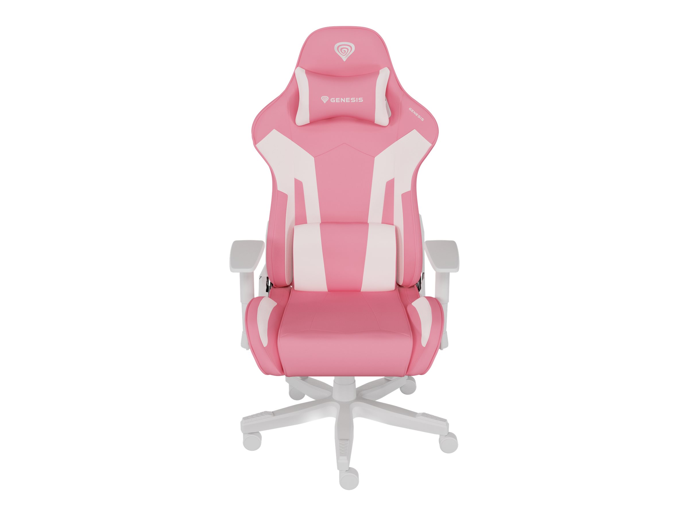 Genesis Nitro 710 Gamer Stol Pink Hvid