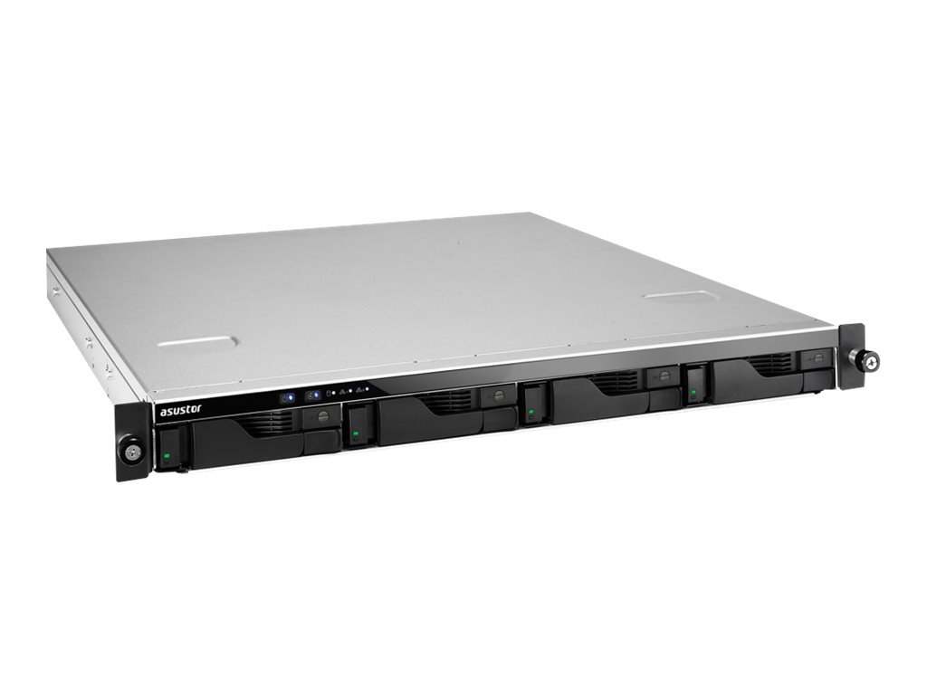 ASUSTOR Lockerstor 4RS AS6504RS - NAS-server - 4 bays - rackversion - SATA 6Gb/s - RAID RAID 0, 1, 5, 6, 10, JBOD - RAM 8 GB - Gigabit Ethernet / 2.5
