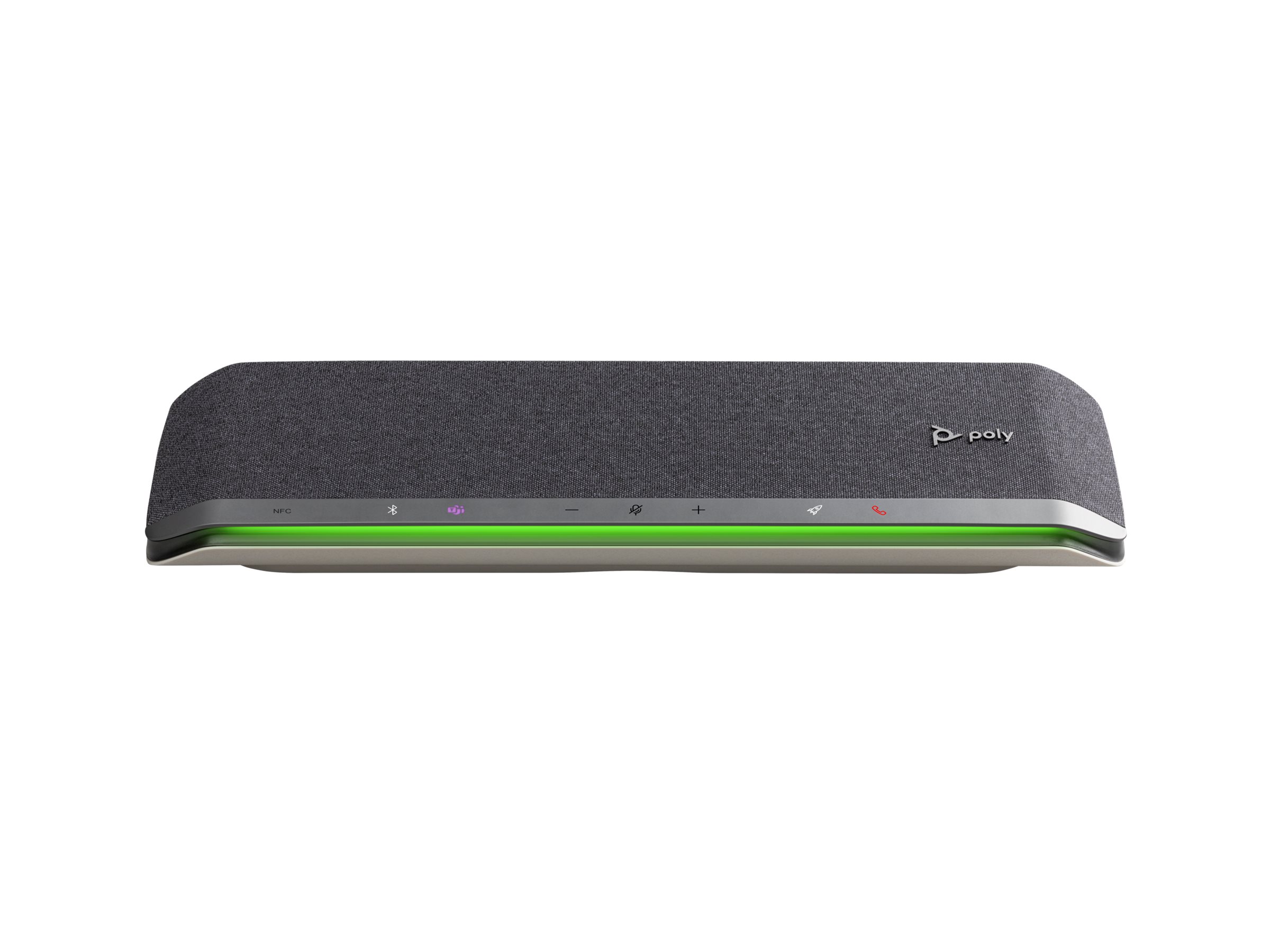 HP Poly Sync 60-M - Smart højttalertelefon - Bluetooth - kablet, trådløs - NFC - USB-A, USB-C - sølv - Certified for Microsoft Teams, Zoom Certified