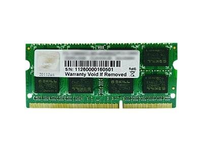 G.Skill SQ Series DDR3 4GB 1600MHz CL11 Ikke-ECC SO-DIMM 204-PIN