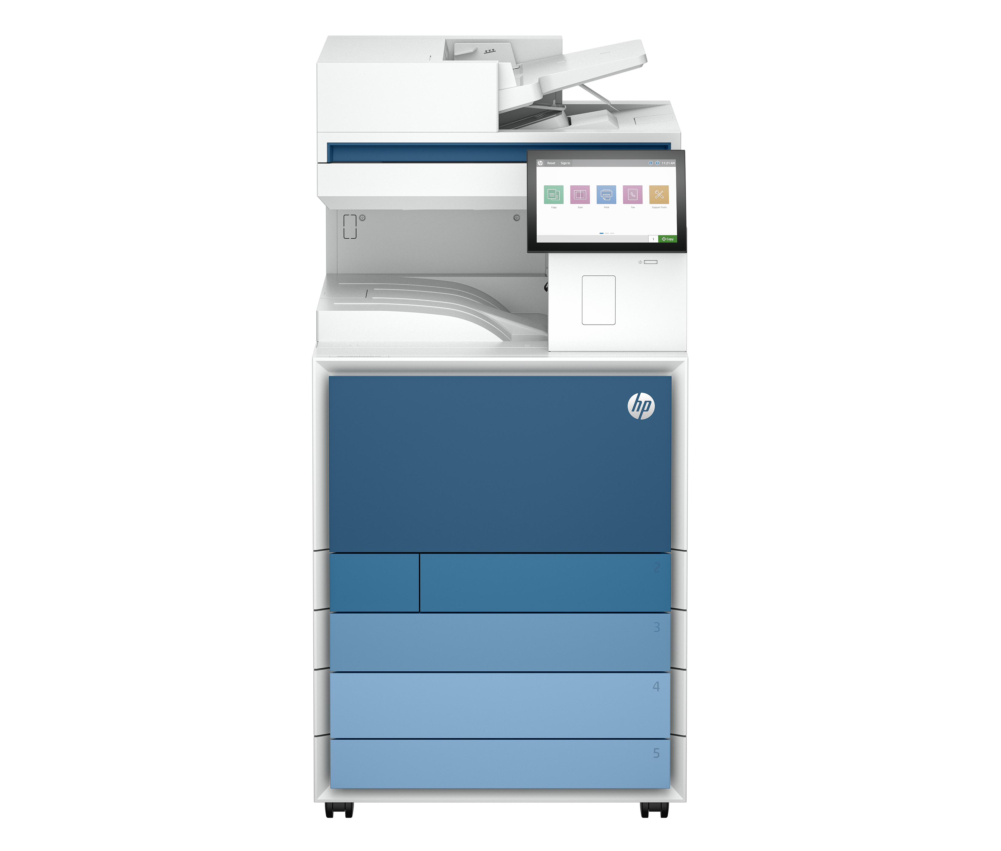 HP LaserJet Enterprise MFP 8801dn Multifunktion - Farve - Laser