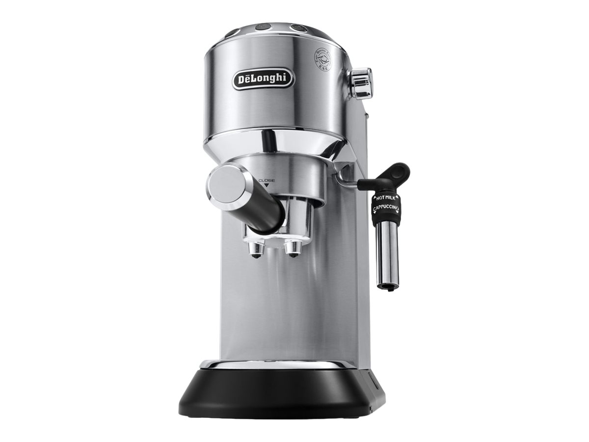 De'Longhi DEDICA EC 685.M - Kaffemaskine med mælkeskummer - 15 bar - metal