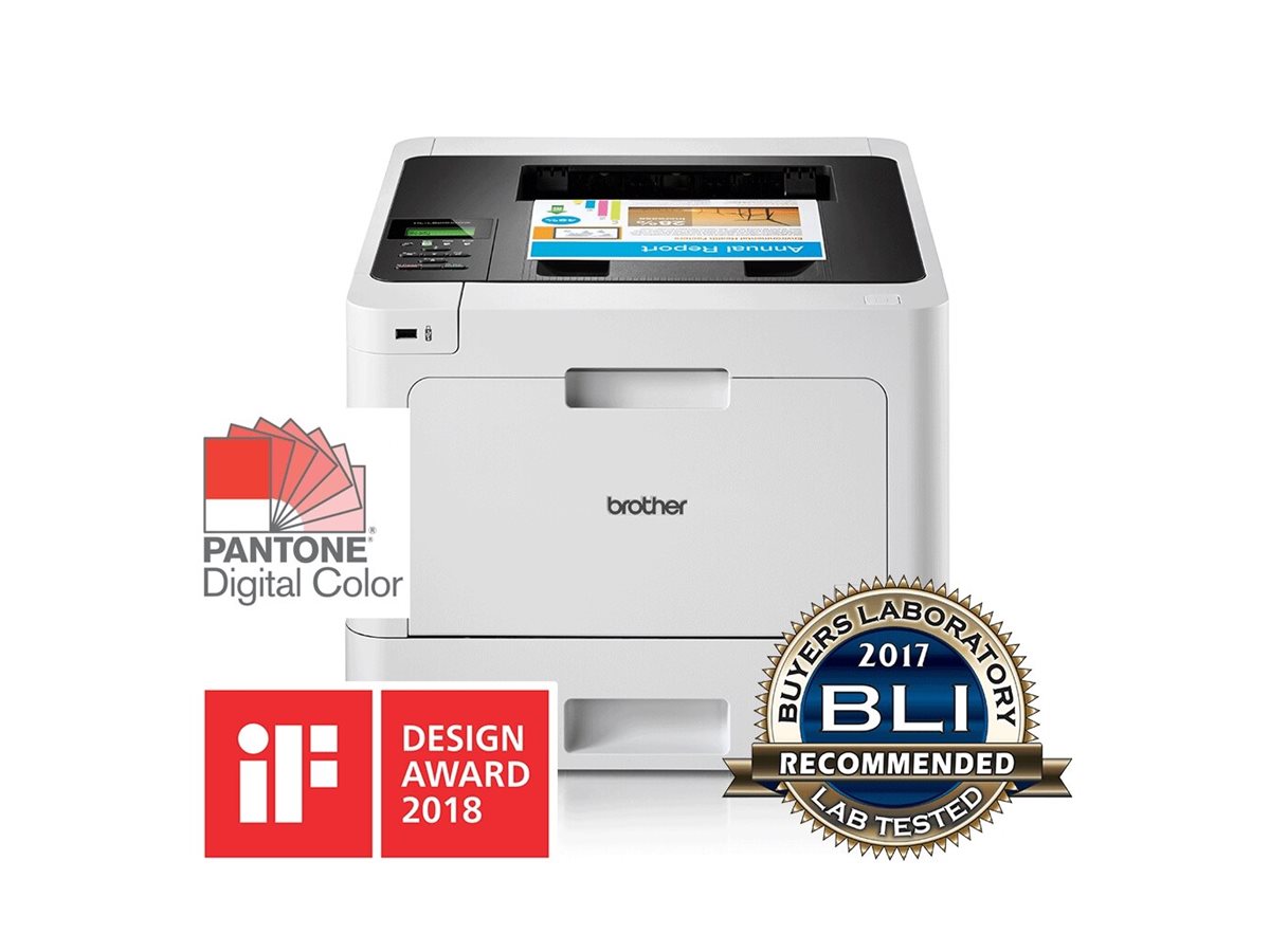 Brother HL-L8260CDW - Printer - farve - Duplex - laser - A4/Legal - 2400 x 600 dpi - op til 31 spm (mono) / op til 31 spm (farve) - kapacitet: 300 ar