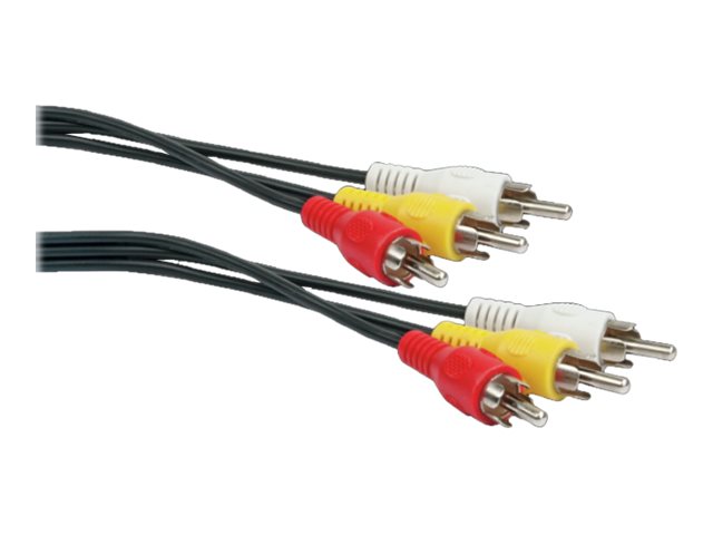 Schwaiger video / audio cable - composite video / audio - 1.5 m