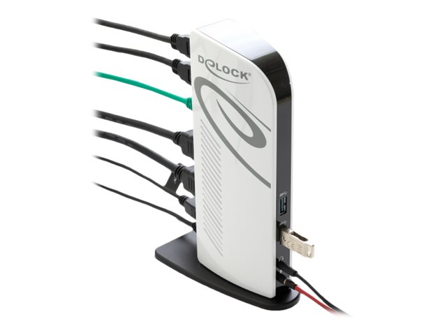 DeLOCK USB Docking Station Dual HDMI Full-HD USB 3.2 Gen1 Dockingstation