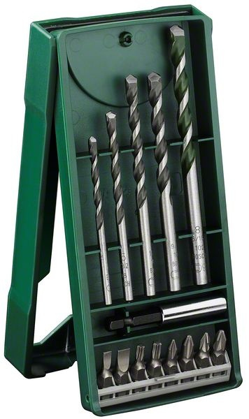 Bosch Accessories Promoline 2607017161 Multibor-sæt 3 mm, 4 mm, 5 mm, 6 mm, 8 mm Cylinderskaft 1 Set