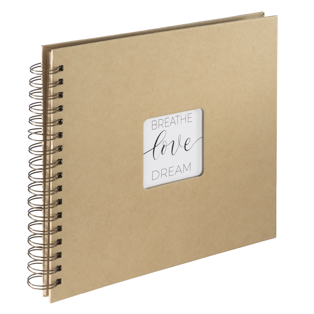 Hama Craft fotoalbum og arkbeskyttelse Brun 80 ark 10 x 15 Spiral indbinding billede