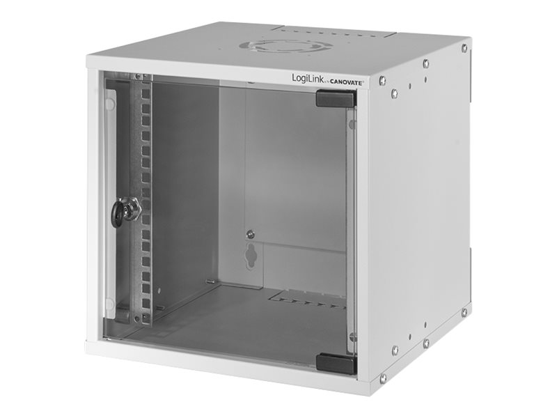 10" Vægskab/serverskab U6 320 x 300 x 312 mm Samlet Grå