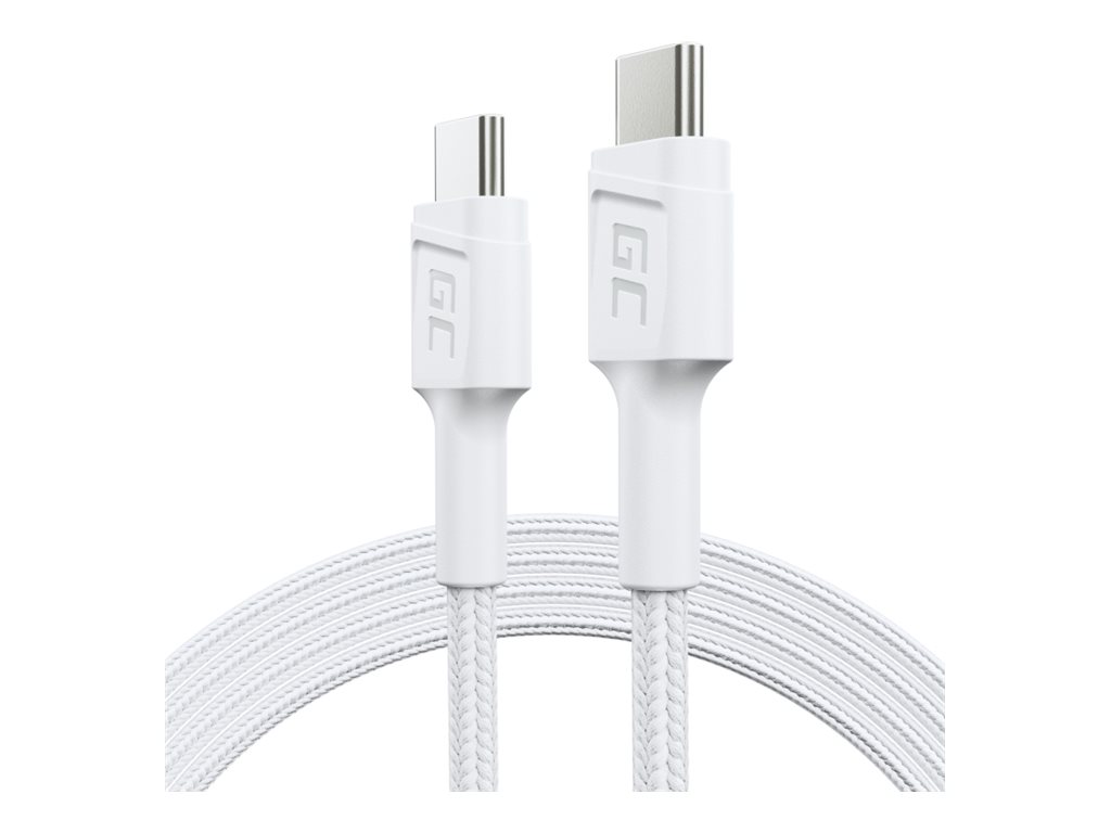 Green Cell PowerStream USB Type-C kabel 1.2m Hvid