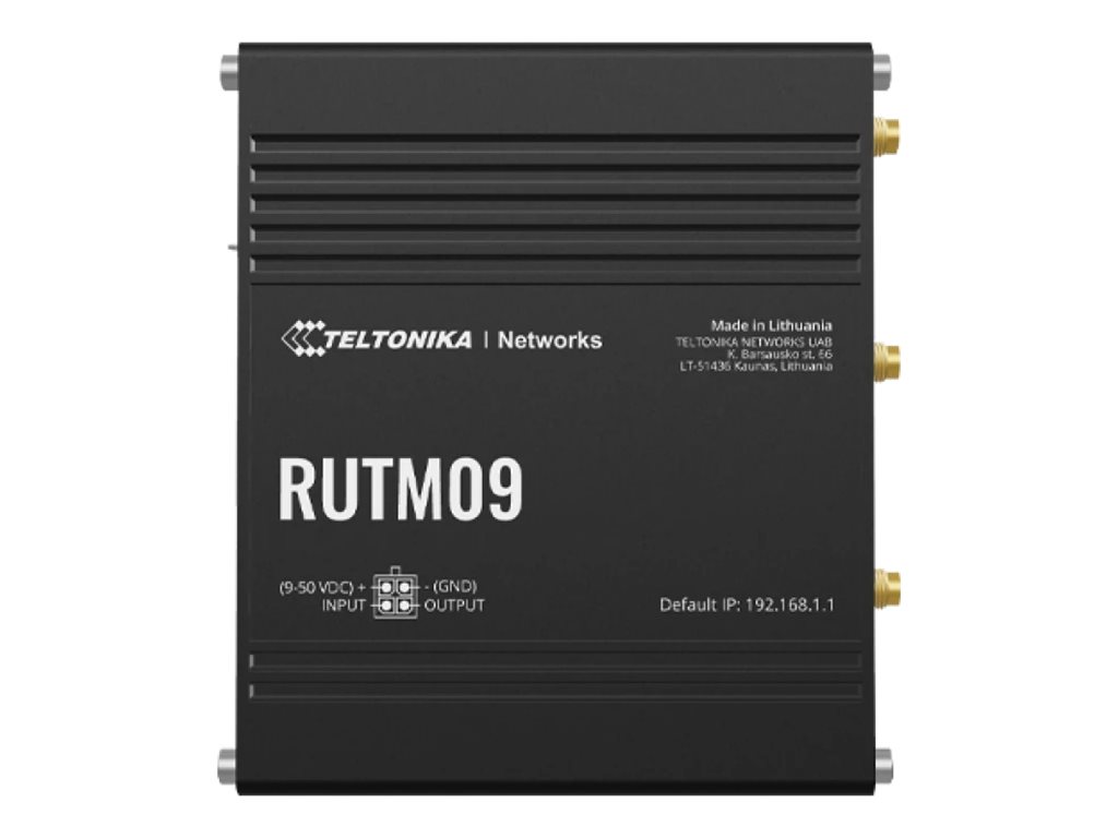 Teltonika RUTM09 - router - WWAN - 3G 4G - desktop - Router