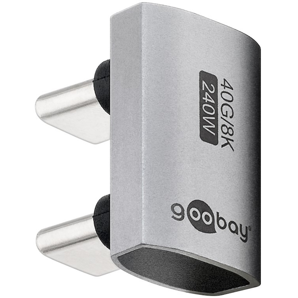 Goobay USB-C Adapter Han til Han 180° U-formet USB4