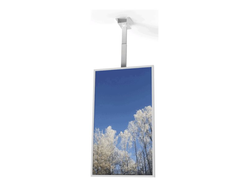 HI-ND mounting kit - portrait - for digital signage LCD panel - white - Maks - Maks størrelse 50"