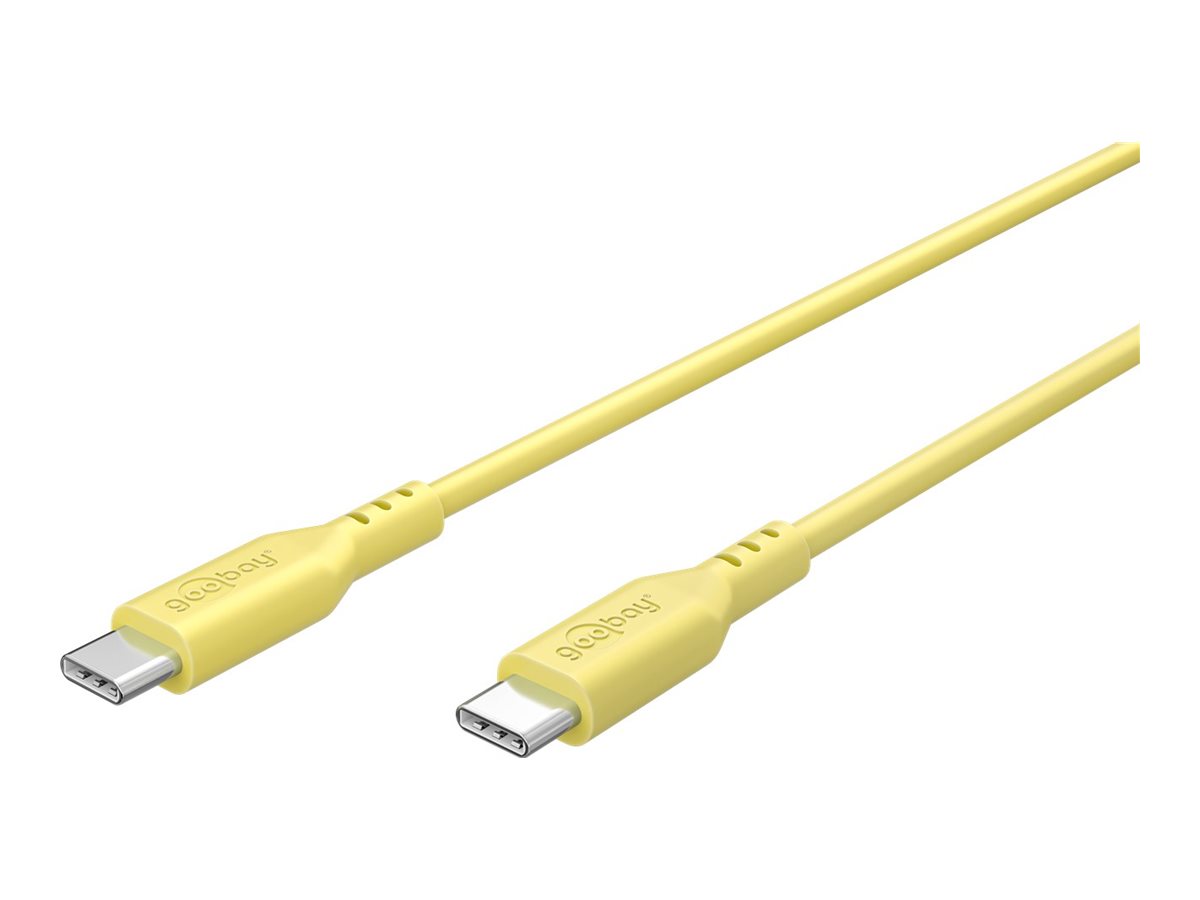 Pro USB-C <-> USB-C - PD 60W - 1.5m - Gul - USB Cable