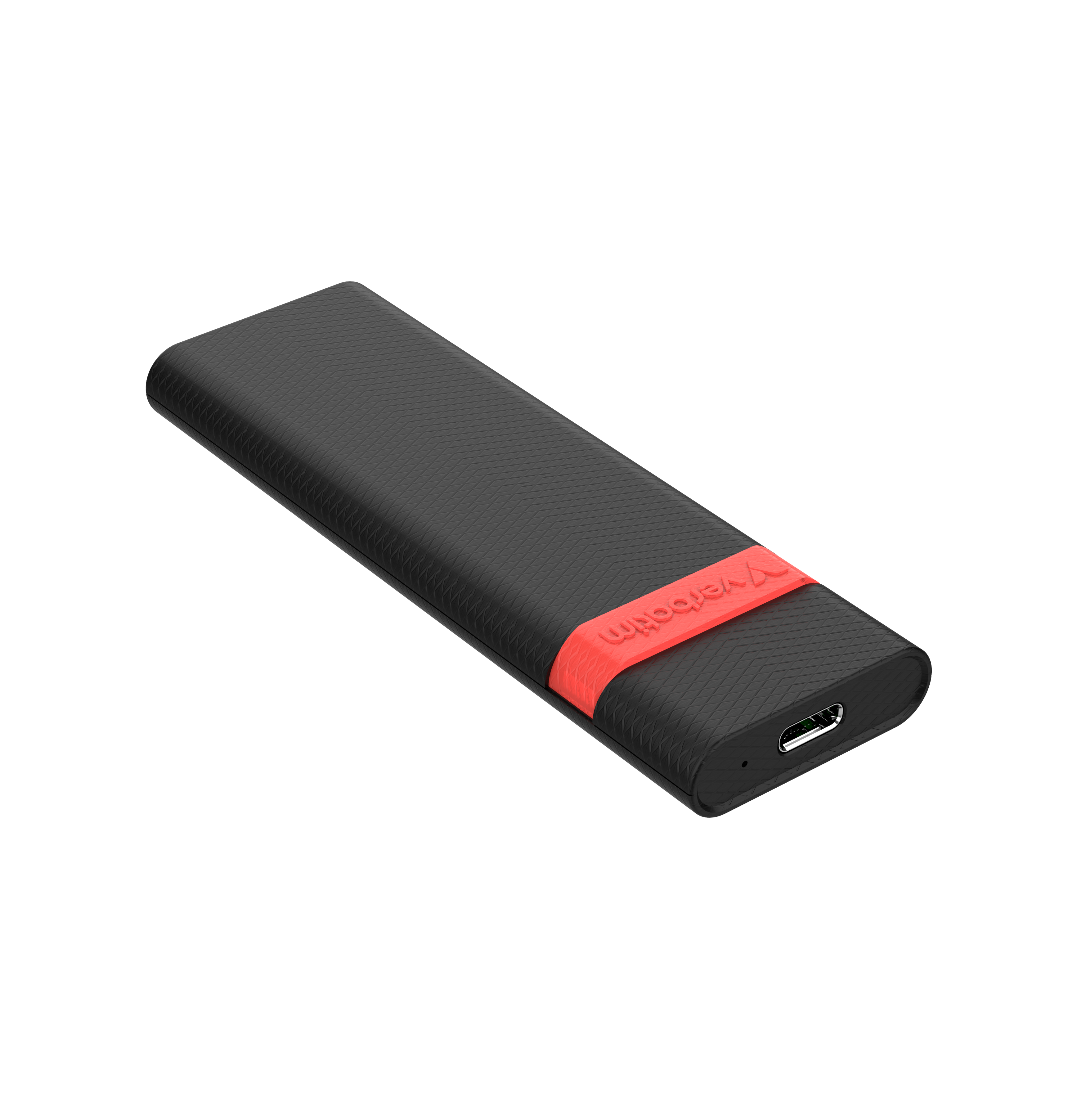 Verbatim 32261 drevkabinet SSD kabinet Sort, Rød M.2 USB-drevet